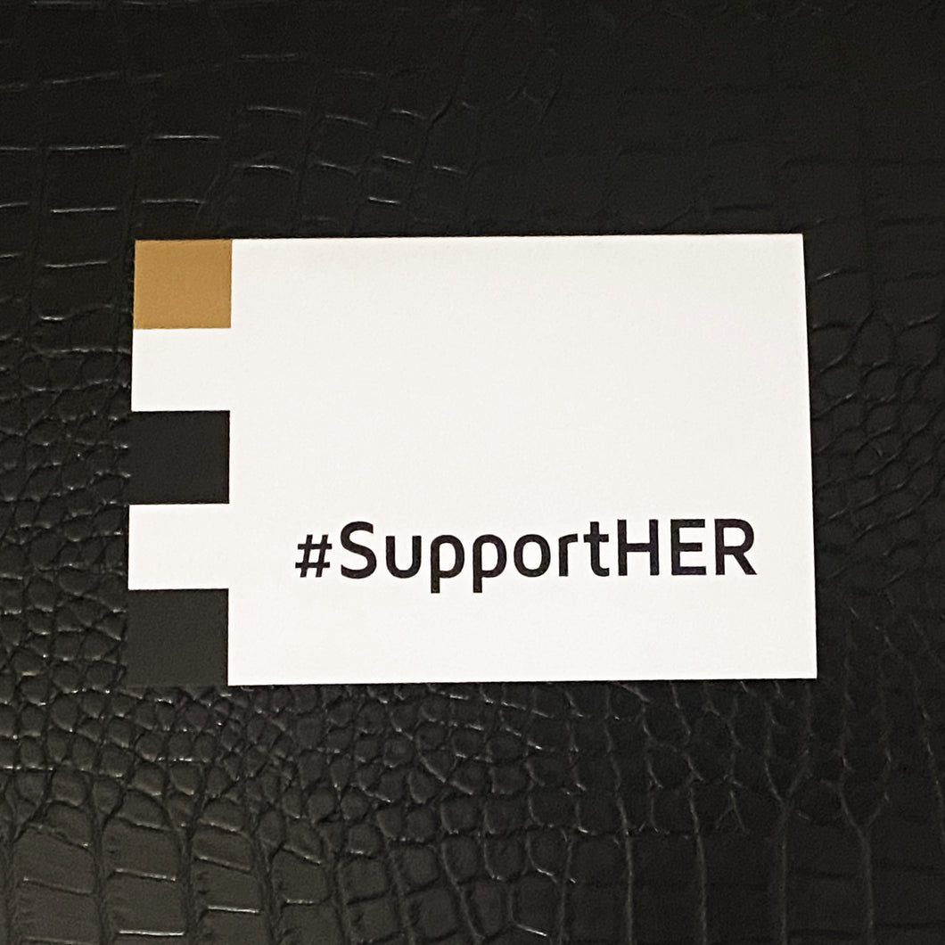 SupportHER - Note Card