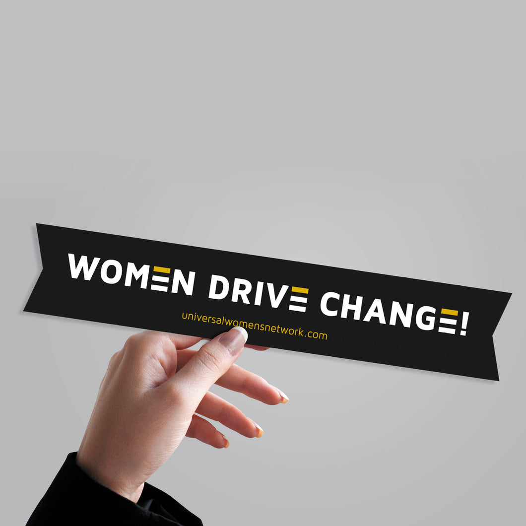 Women Drive Change - Honk is you agree! - Sticker