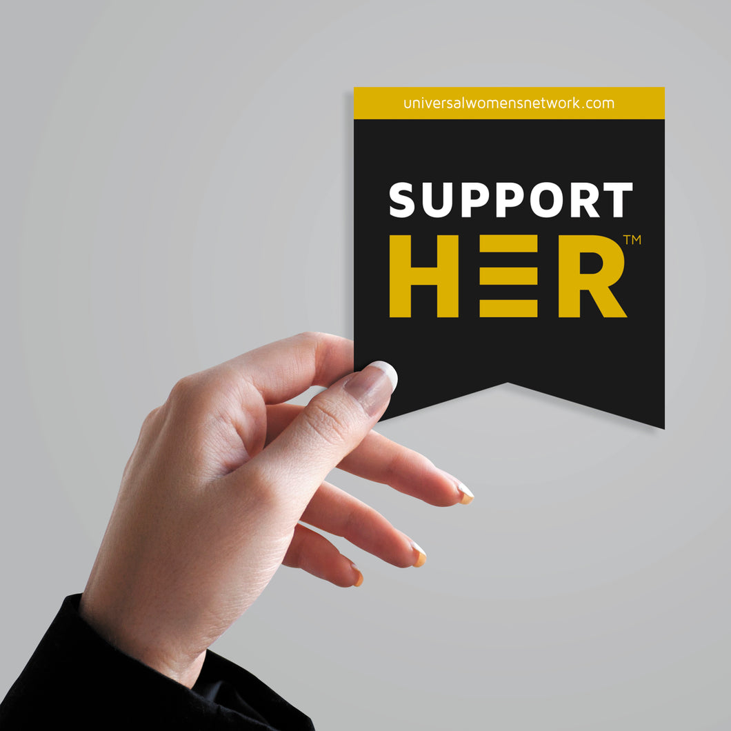 SupportHER - Be a Visible Champion - Sticker